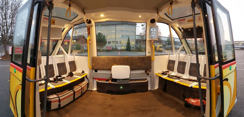 Panoramaansicht eines Vergleichsfahrzeuges | Bildrechte: TUHH, Tyll Diebold